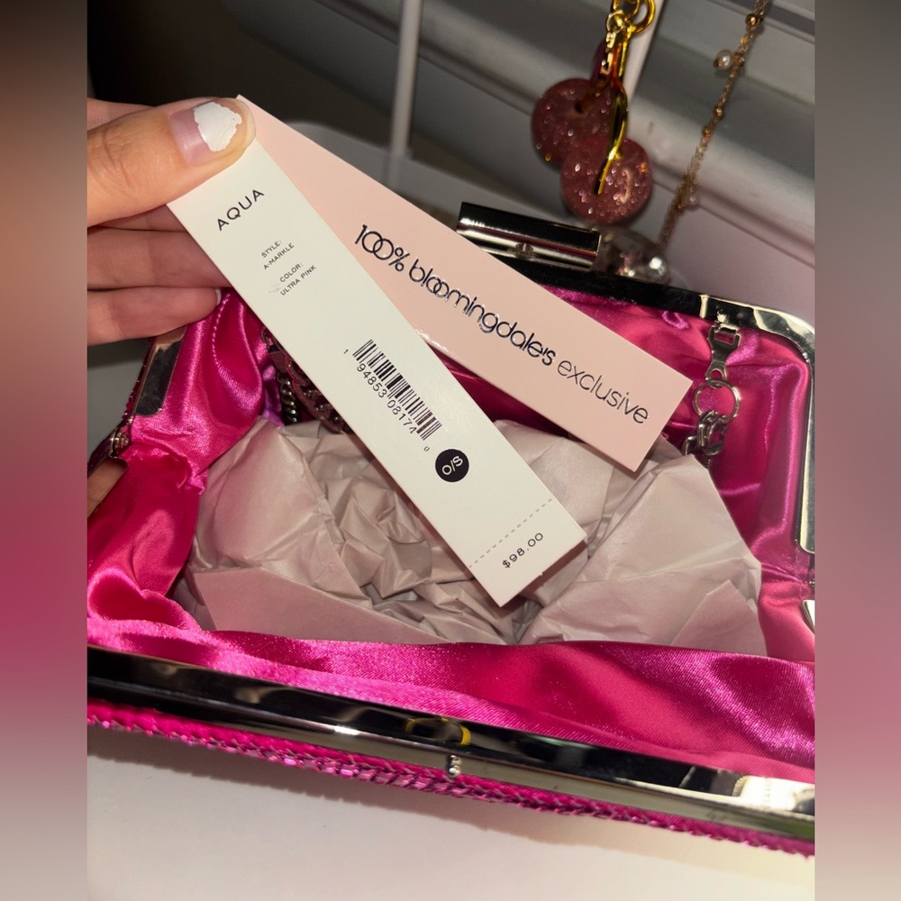 Aqua Ultra Pink Sequin Clutch - Bloomingdale’s Exclusive